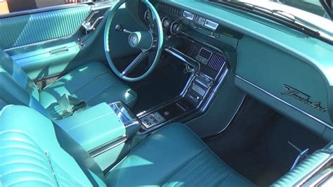 Clean Mid 60s Thunderbird Light Blue Interior Blue Interior Light