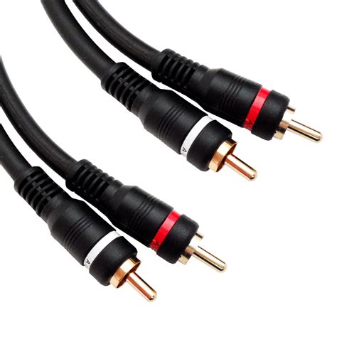 6ft High Quality Rca Stereo Cable 2 Rca Male