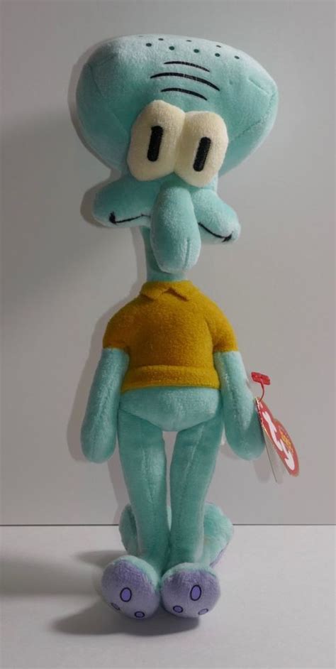 Ty Beanie Baby 9 Squidward Tentacles Spongebob Squarepants Plush Toy W