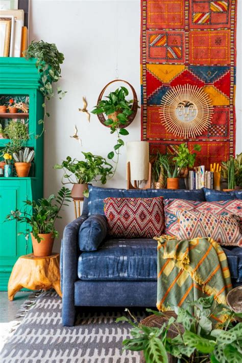 78 Comfy Modern Bohemian Living Room Decor And Furniture Ideas