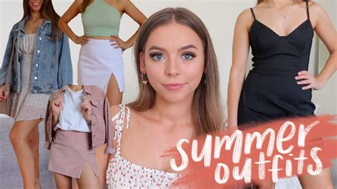 Hot Girl Summer Try On Clothing Haul Outfit Ideas For Summer Youtube
