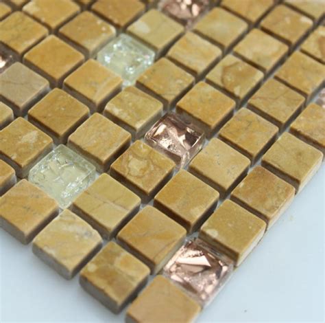 Stone Glass Mosaic Tile Marble Backsplash Wall Tiles