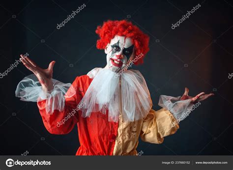 Pictures Bloody Clowns Portrait Scary Bloody Clown Crazy Eyes Man