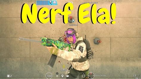 Ela Shotgun Nerf In Rainbow Six Siege Test Server Gameplay Youtube