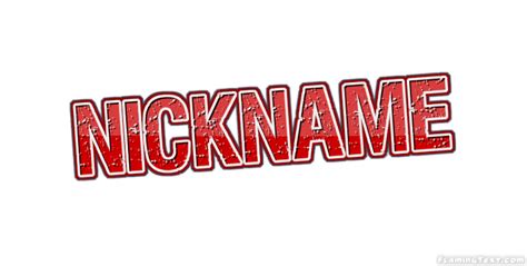 Nickname Лого Бесплатный инструмент для дизайна имени от Flaming Text