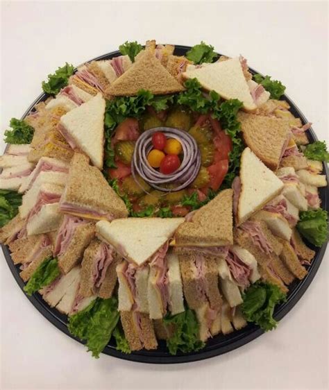 Sandwich Tray By Sandie Party Food Appetizers Party Food Platters