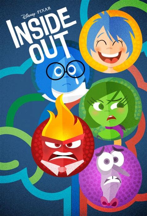 Inside Out Poster Laz Marquez Disney Pixar Disney And Dreamworks Disney Films Disney Magic