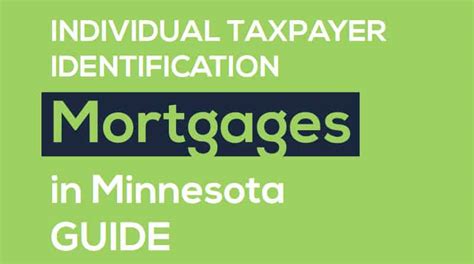 Guide To Individual Taxpayer Id Number Itin Mortgages In Mn