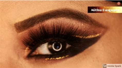 Glitter Cut Crease Eyeshadow Tutorial I Mithu Dasgupta Youtube