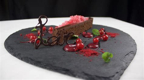 10 gourmet fine dining desserts recipes. Plating Food #22 | Chocolate Nemesis | - YouTube