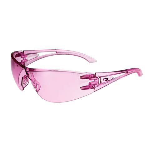 Radians Optima Safety Glasses Pink Temples Pink Lens