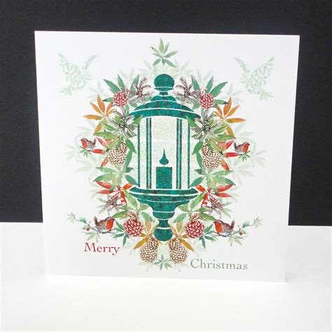 Christmas Day Lantern Single Card Decorque Cards