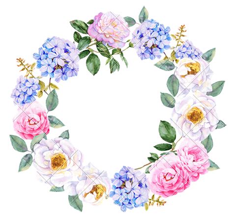 Watercolor Wreath Clipart At Getdrawings Free Download