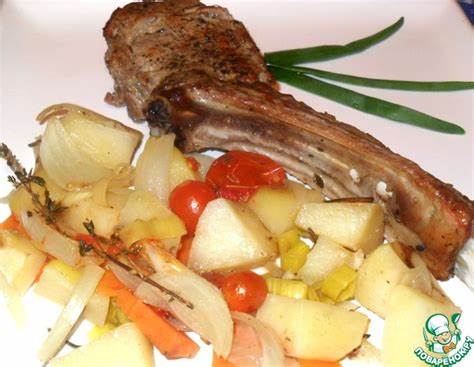 Телятина на кости – кулинарный рецепт Картинка - Телятина на кости – кулинарный рецепт