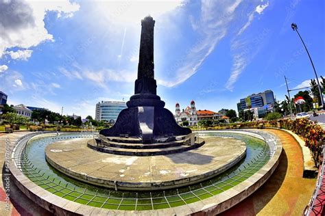 The Historic Area Of Semarang The Tugu Muda Monument And The European