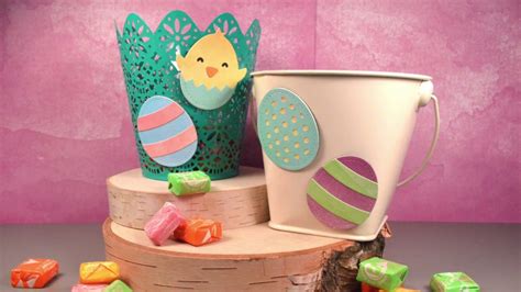 Easter Egg Treat Pail W Magnetic Decorations Youtube