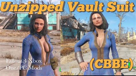 Unzipped Vault Suit CBBE Fallout Xbox One PC Mods YouTube