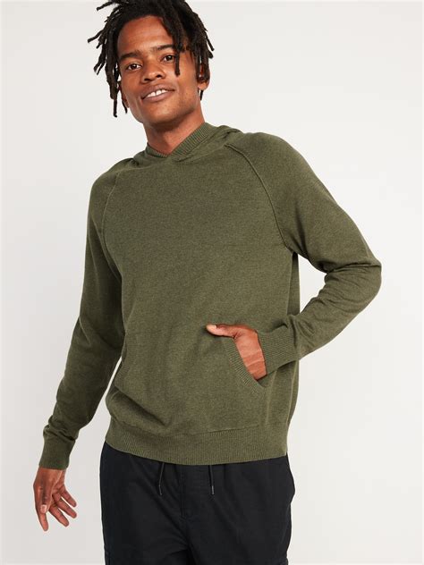 Raglan Sleeve Pullover Sweater Hoodie For Men Old Navy