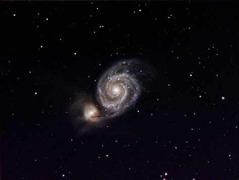 The Whirlpool Galaxy M51 In Canes Venatici Astronomy Magazine Interactive Star Charts