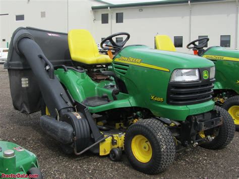 John Deere X485 Tractor Photos Information