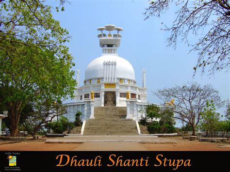Dhauli Shanti Stupa The Peace Pagoda Has Major Edicts Of Ashoka