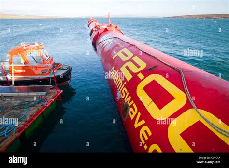 Pelamis P2 Wave Energy Generator Hi Res Stock Photography And Images