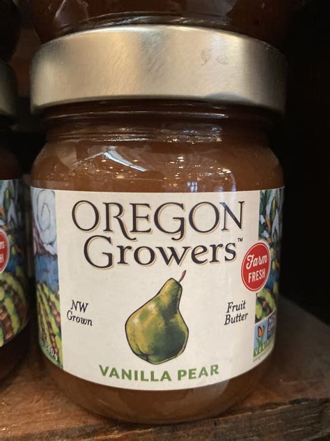 Oregon Growers Vanilla Pear Spread