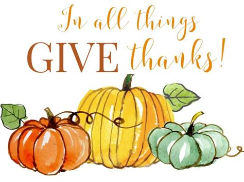 In All Things Give Thanks Free Thanksgiving Printable