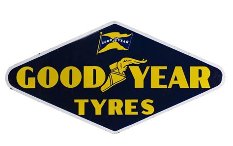 Goodyear A Large And Impressive Goodyear Tyres Diamond Shaped