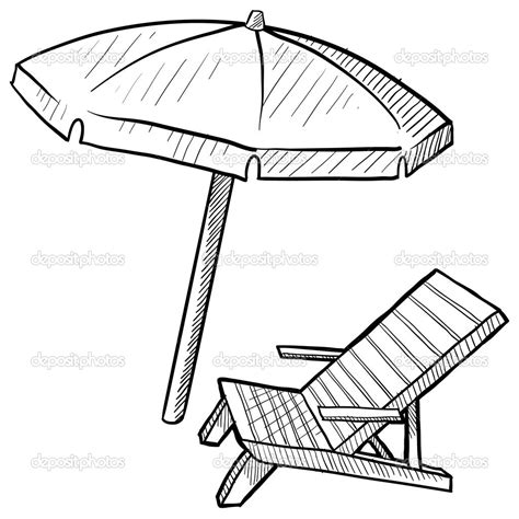 This is a beach umbrella for strand squatters looking to stay the whole day at the beach without needing to run for cover. beach umbrella coloring page - Free Large Images
