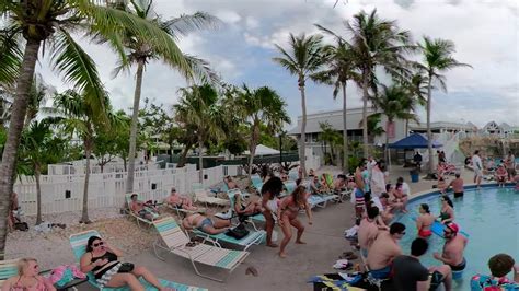 Dantes Key West Pool Bar And Restaurant 360 Degree Spring Break 3 Youtube