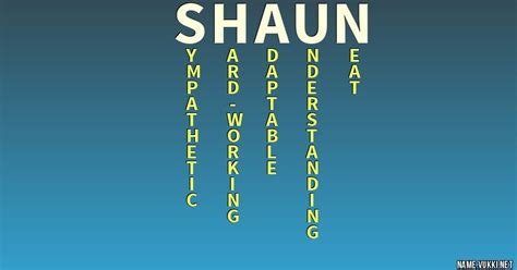 The Meaning Of Shaun Name Meanings