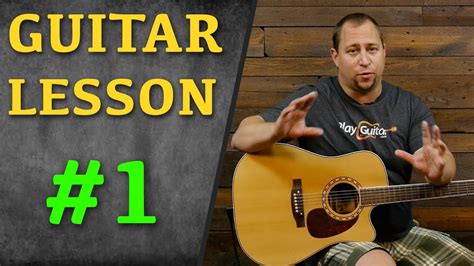 Your First Acoustic Guitar Lesson For Total Beginners Youtube