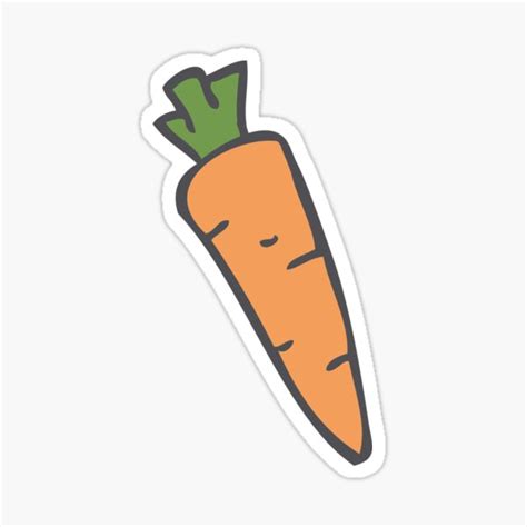 Carrots Sticker For Sale By Deepfuze Redbubble
