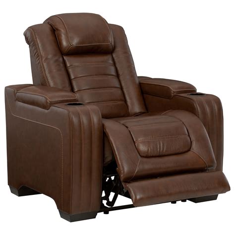 Signature Design by Ashley Backtrack Power Recliner with Adjustable