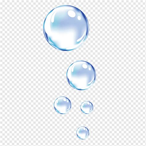 Dynamic Bubble Bubble Water Droplets Clear Bubbles Blue Text Drop