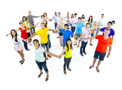 Group Of People Standing Together Stock Photo Image Of Network Adult