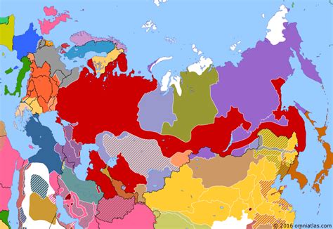 Russia Map Before Revolution