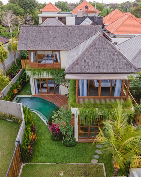 3br Tropical Villa With Private Pool Near Canggu Villas For Rent In