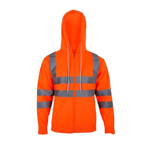 new men s hi vis viz trousers safety work wear jogging bottoms pants hoodie top ebay