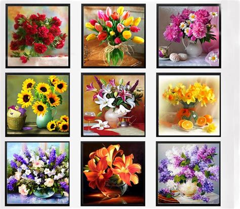 Online Buy Wholesale Flower Vase Painting Designs From China Flower