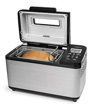 A full featured bread make with a horizontal bread pan and dual kneading top 5 bread makers. Zojirushi BB-PDC20 Home Bakery Virtuoso Plus Review