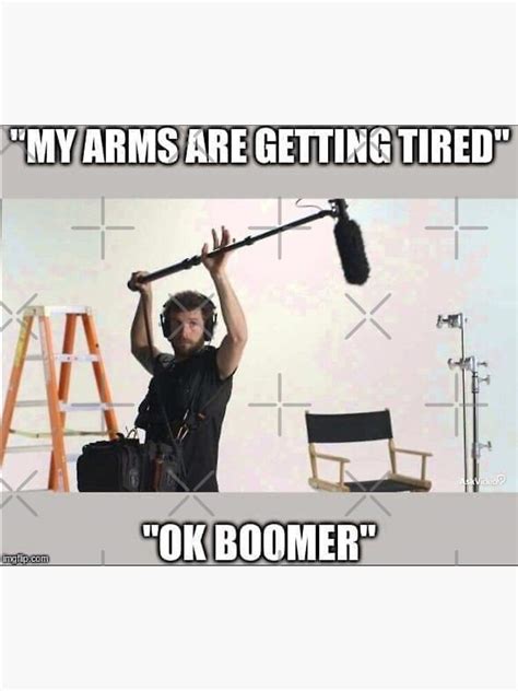 Boom Operator Meme Poster For Sale By Askartongs Redbubble