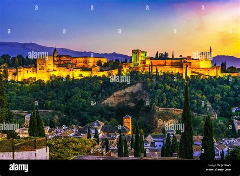 Alhambra Granada Spain Stock Photo Alamy