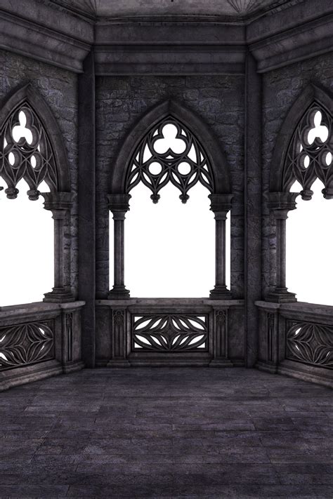 Restricted Dark Gothic Balcony 02 By Frozenstocks On Deviantart