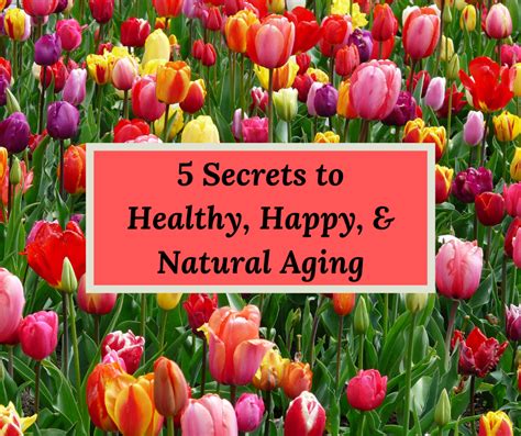 5 Secrets To Healthy Happy And Natural Aging Free Course