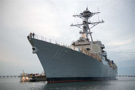 Guided Missile Destroyer Paul Ignatius Ddg 117 Delivered To Us Navy