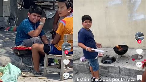 Video Niños Arman La Carnita Asada En Monterrey Y Se Vuelven Virales