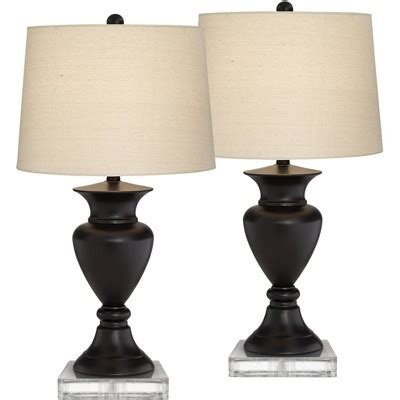 Regency Hill Country Cottage Table Lamps Tall Set Of With