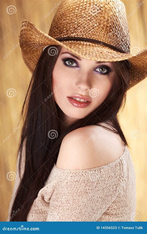 Beautiful Cowgirl In Stetson Stock Image 22502347